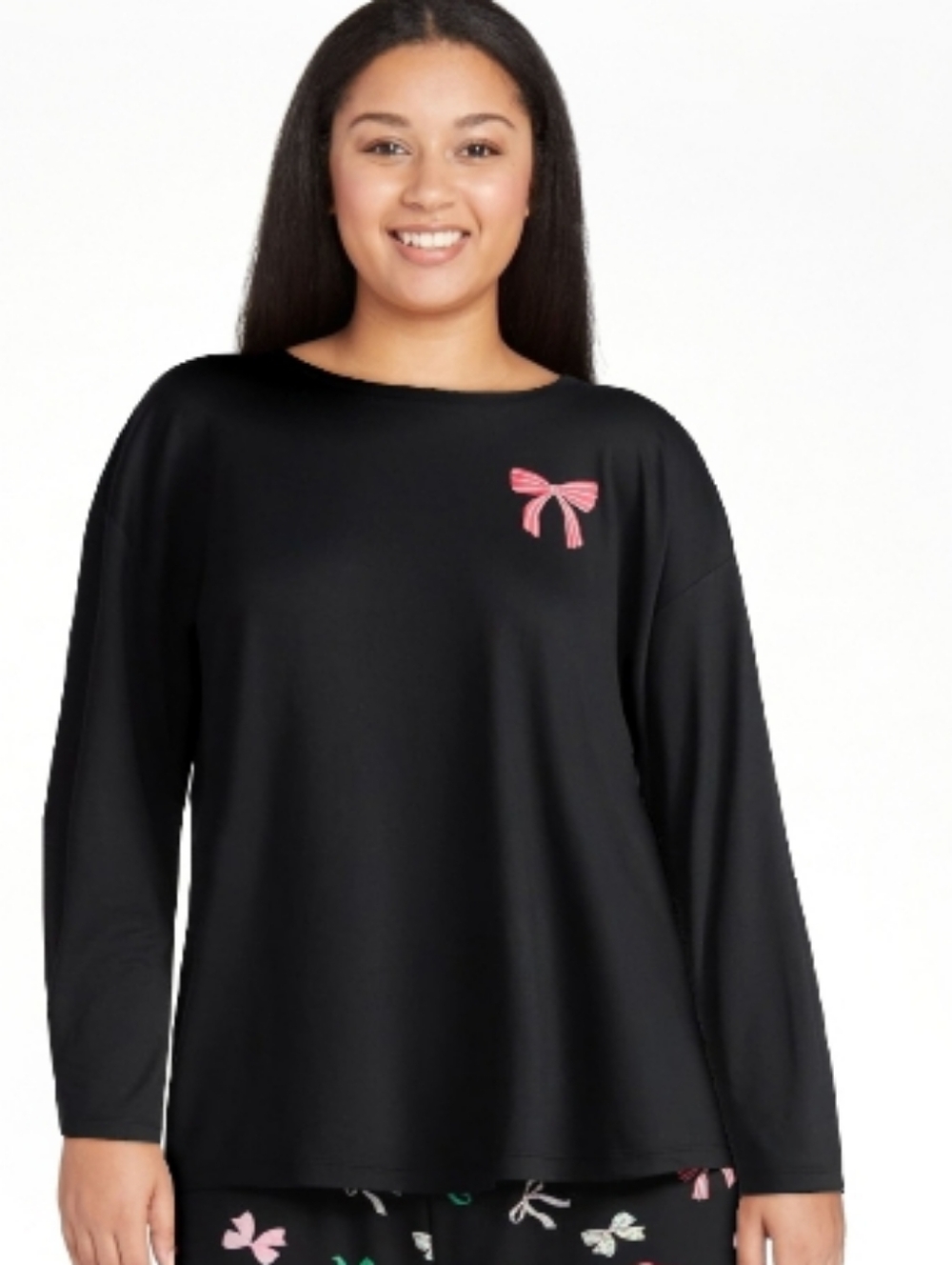 JoySpun PJ Top W/ Bow Sz XL